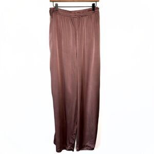 Skims Stretch Silk Pajama Sleep Pants - Rose - 4x